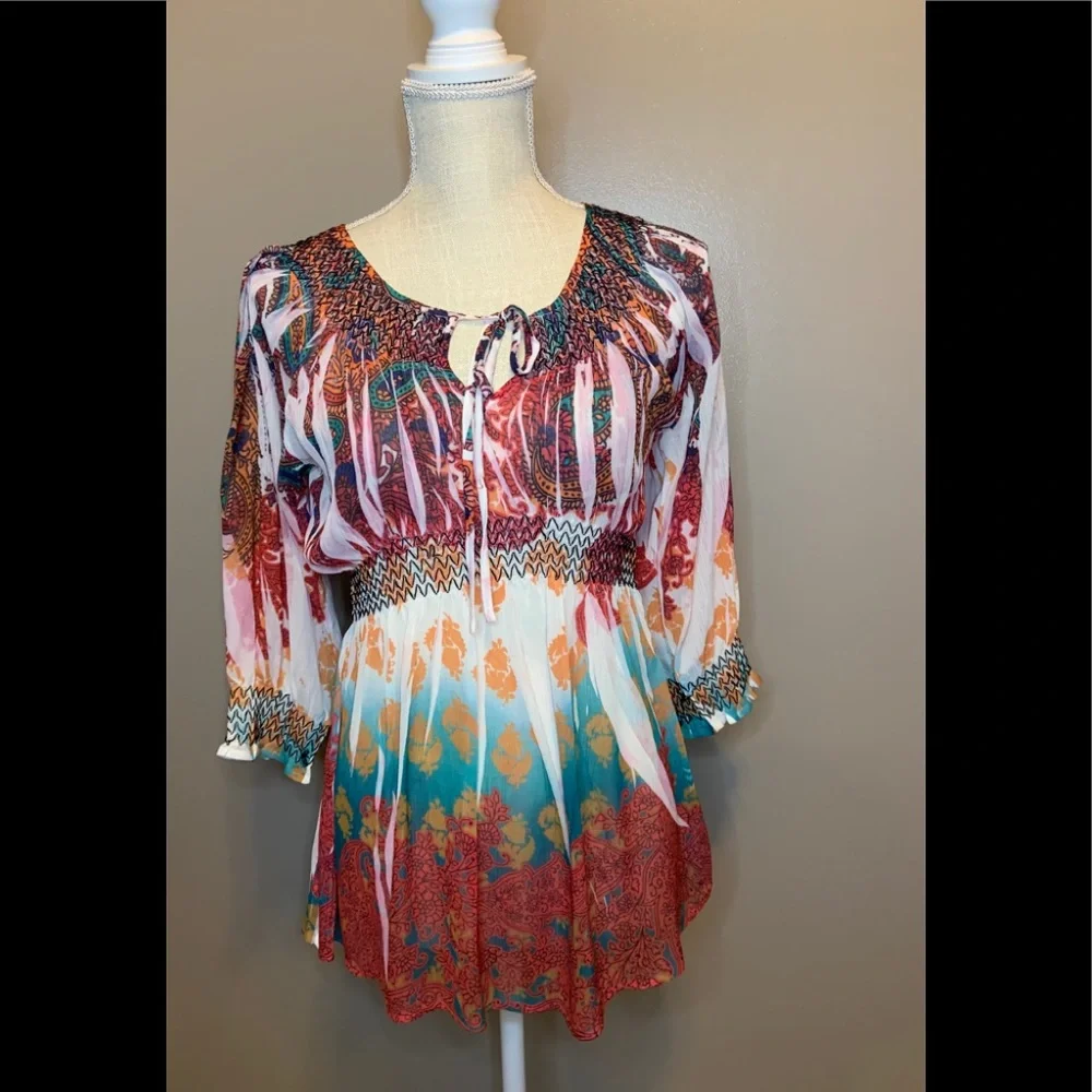 Boho‎ top - Picture 3 of 4